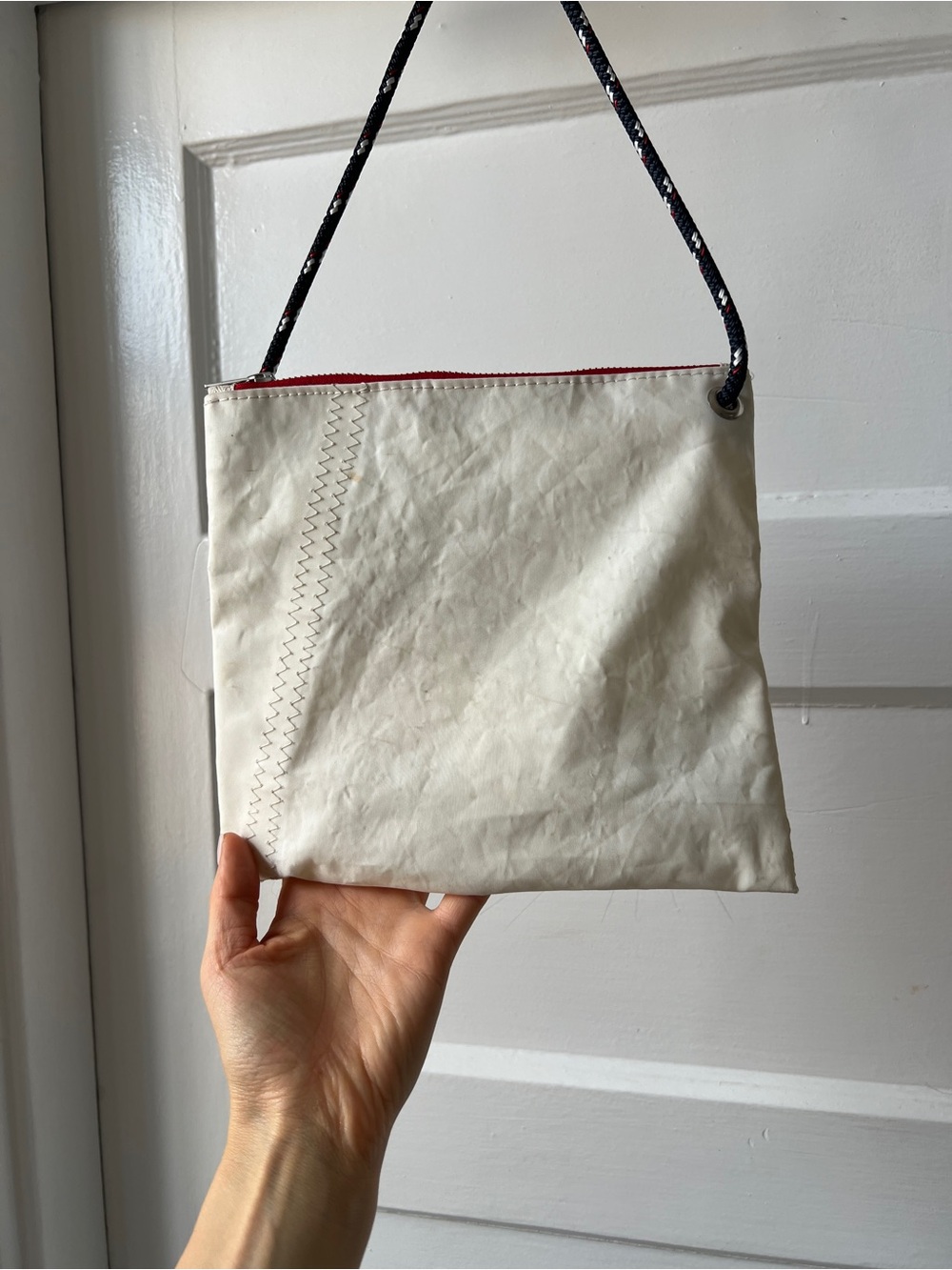 Navy Anchor Slim Crossbody - Picture 3 of 4